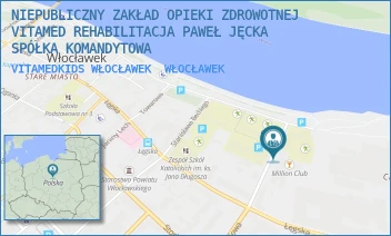 VITAMEDKIDS WŁOCŁAWEK - NIEPUBLICZNY ZAKŁAD OPIEKI ZDROWOTNEJ VITAMED REHABILITACJA PAWEŁ JĘCKA SPÓŁKA KOMANDYTOWA - OGNIOWA 5A,  WŁOCŁAWEK