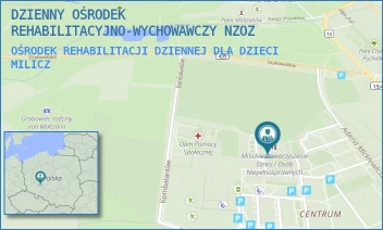 OŚRODEK REHABILITACJI DZIENNEJ DLA DZIECI - DZIENNY OŚRODEK REHABILITACYJNO-WYCHOWAWCZY NZOZ - UL. MIKOŁAJA KOPERNIKA 20,  MILICZ