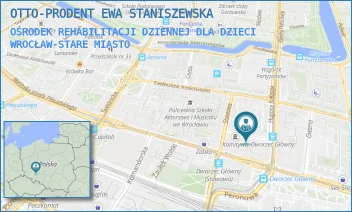 OŚRODEK REHABILITACJI DZIENNEJ DLA DZIECI - OTTO-PRODENT EWA STANISZEWSKA - UL. TADEUSZA REJTANA 4,4A/1B,  WROCŁAW