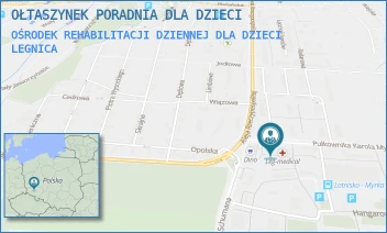OŚRODEK REHABILITACJI DZIENNEJ DLA DZIECI - OŁTASZYNEK PORADNIA DLA DZIECI - UL. PŁK. KAROLA MYRKA 4B,  LEGNICA