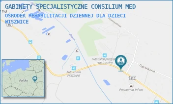 OŚRODEK REHABILITACJI DZIENNEJ DLA DZIECI - GABINETY SPECJALISTYCZNE CONSILIUM MED - WARSZAWSKA 88,  WISZNICE