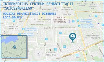 ODDZIAŁ REHABILITACJI DZIENNEJ - INTERMEDICUS CENTRUM REHABILITACJI "SOJCZYŃSKIEGO" - UL. KPT. STANISŁAWA SOJCZYŃSKIEGO "WARSZYCA" 3/5,  ŁÓDŹ-BAŁUTY