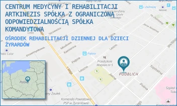 OŚRODEK REHABILITACJI DZIENNEJ DLA DZIECI - CENTRUM MEDYCYNY I REHABILITACJI ARTKINEZIS SPÓŁKA Z OGRANICZONĄ ODPOWIEDZIALNOŚCIĄ SPÓŁKA KOMANDYTOWA - WIEJSKA 19/21,  ŻYRARDÓW