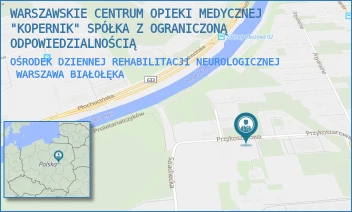 OŚRODEK DZIENNEJ REHABILITACJI NEUROLOGICZNEJ - WARSZAWSKIE CENTRUM OPIEKI MEDYCZNEJ "KOPERNIK" SPÓŁKA Z OGRANICZONĄ ODPOWIEDZIALNOŚCIĄ - PRZYKOSZAROWA 16,  WARSZAWA BIAŁOŁĘKA