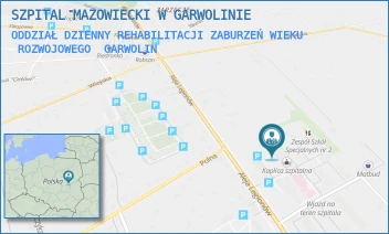 ODDZIAŁ DZIENNY REHABILITACJI ZABURZEŃ WIEKU  ROZWOJOWEGO - SZPITAL MAZOWIECKI W GARWOLINIE - ALEJA LEGIONÓW 11,  GARWOLIN