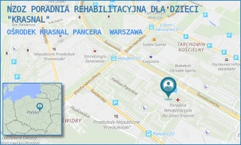 OŚRODEK KRASNAL PANCERA - NZOZ PORADNIA REHABILITACYJNA DLA DZIECI "KRASNAL" - PANCERA 10/-,  WARSZAWA