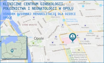 OŚRODEK DZIENNEJ REHABILITACJI DLA DZIECI - KLINICZNE CENTRUM GINEKOLOGII, POŁOŻNICTWA I NEONATOLOGII W OPOLU - UL. WŁADYSŁAWA REYMONTA 8,  OPOLE