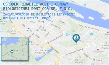 ZAKŁAD/OŚRODEK REHABILITACJI LECZNICZEJ DZIENNEJ DLA DZIECI - OŚRODEK REHABILITACJI I ODNOWY BIOLOGICZNEJ DONI COR SP. Z O.O - UL. KAMIENNA 4,  BRZEG
