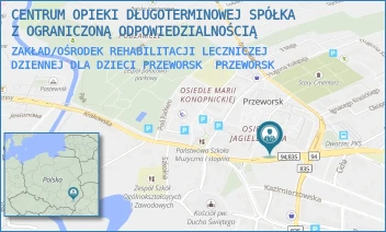 ZAKŁAD/OŚRODEK REHABILITACJI LECZNICZEJ DZIENNEJ DLA DZIECI PRZEWORSK - CENTRUM OPIEKI DŁUGOTERMINOWEJ SPÓŁKA Z OGRANICZONĄ ODPOWIEDZIALNOŚCIĄ - UL. JAGIELLOŃSKA 14,  PRZEWORSK