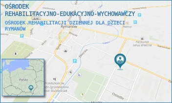 OŚRODEK REHABILITACJI DZIENNEJ DLA DZIECI - OŚRODEK REHABILITACYJNO-EDUKACYJNO-WYCHOWAWCZY - UL. DWORSKA 40,  RYMANÓW