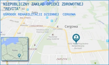 OŚRODEK REHABILITACJI DZIENNEJ - NIEPUBLICZNY ZAKŁAD OPIEKI ZDROWOTNEJ "REVITA" - CERGOWA 159 F,  CERGOWA