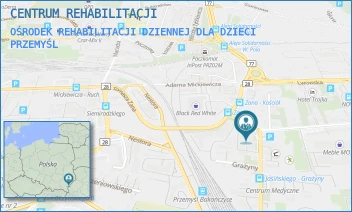 OŚRODEK REHABILITACJI DZIENNEJ DLA DZIECI - CENTRUM REHABILITACJI - UL. GENERAŁA JAKUBA JASIŃSKIEGO 2A,  PRZEMYŚL