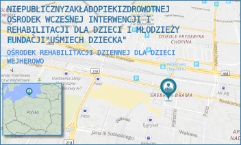 OŚRODEK REHABILITACJI DZIENNEJ DLA DZIECI - NIEPUBLICZNYZAKŁADOPIEKIZDROWOTNEJ OŚRODEK WCZESNEJ INTERWENCJI I REHABILITACJI DLA DZIECI I MŁODZIEŻY FUNDACJI"UŚMIECH DZIECKA" - UL. ŚW. JANA 7B,  WEJHEROWO