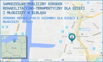 OŚRODEK REHABILITACJI DZIENNEJ DLA DZIECI I MŁODZIEŻY - SAMODZIELNY PUBLICZNY OŚRODEK REHABILITACYJNO-TERAPEUTYCZNY DLA DZIECI I MŁODZIEŻY W ELBLĄGU - KRÓLEWIECKA 2,  ELBLĄG