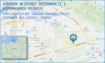 SPECJALISTYCZNY OŚRODEK REHABILITACJI DZIENNEJ DLA DZIECI - OŚRODEK WCZESNEJ INTERWENCJI I WSPOMAGANIA ROZWOJU - UL. JAGIELLOŃSKA 11,  GDAŃSK
