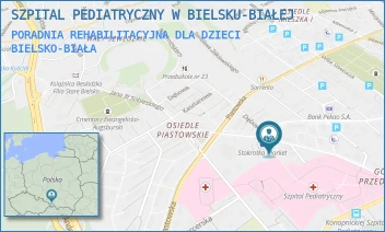 PORADNIA REHABILITACYJNA DLA DZIECI - SZPITAL PEDIATRYCZNY W BIELSKU-BIAŁEJ - UL. SOBIESKIEGO 83,  BIELSKO-BIAŁA