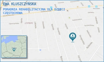 PORADNIA REHABILITACYJNA DLA DZIECI - EWA KLUSZCZYŃSKA - ŁĘCZYCKA 24A,  CZĘSTOCHOWA