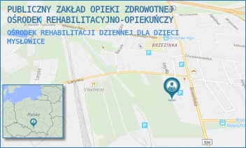 OŚRODEK REHABILITACJI DZIENNEJ DLA DZIECI - PUBLICZNY ZAKŁAD OPIEKI ZDROWOTNEJ OŚRODEK REHABILITACYJNO-OPIEKUŃCZY - UL. LARYSKA 7,  MYSŁOWICE