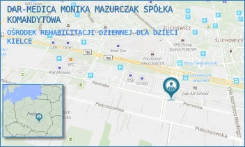OŚRODEK REHABILITACJI DZIENNEJ DLA DZIECI - DAR-MEDICA MONIKA MAZURCZAK SPÓŁKA KOMANDYTOWA - SZAJNOWICZA - IWANOWA 13/F,  KIELCE