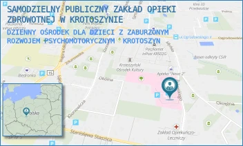 DZIENNY OŚRODEK DLA DZIECI Z ZABURZONYM ROZWOJEM PSYCHOMOTORYCZNYM - SAMODZIELNY PUBLICZNY ZAKŁAD OPIEKI ZDROWOTNEJ W KROTOSZYNIE - BOLEWSKIEGO 4-8,  KROTOSZYN
