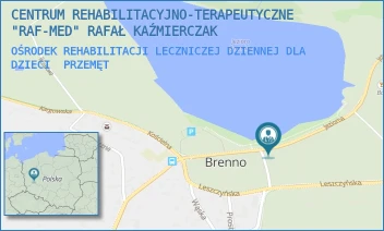 OŚRODEK REHABILITACJI LECZNICZEJ DZIENNEJ DLA DZIECI - CENTRUM REHABILITACYJNO-TERAPEUTYCZNE "RAF-MED" RAFAŁ KAŹMIERCZAK - JEZIORNA 12,  PRZEMĘT