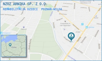 REHABILITACJA DZIECI - NZOZ ARNIKA SP. Z O.O. - OPOLSKA 58,  POZNAŃ-WILDA