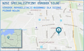 OŚRODEK REHABILITACJI DZIENNEJ DLA DZIECI - NZOZ SPECJALISTYCZNY OŚRODEK SILOE - GÓRNA WILDA 99 D,  POZNAŃ-WILDA