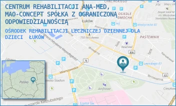 OŚRODEK REHABILITACJI LECZNICZEJ DZIENNEJ DLA DZIECI - CENTRUM REHABILITACJI ANA-MED, MAO-CONCEPT SPÓŁKA Z OGRANICZONĄ ODPOWIEDZIALNOŚCIĄ - BROWARNA 25/27/2,  ŁUKÓW